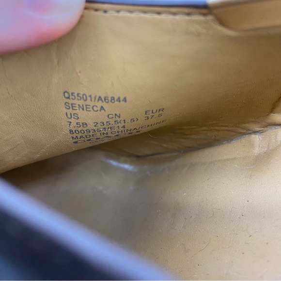 Coach Brown Leather Seneca Heeled Ankle Booties - Picture 9 of 10